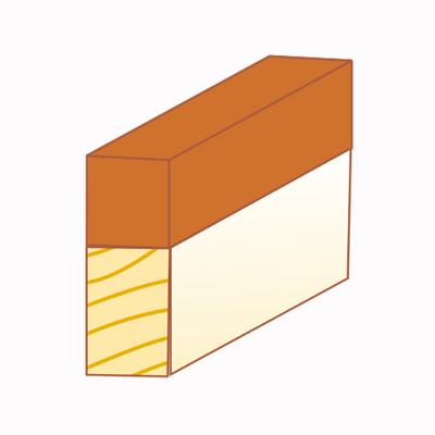 Woodworking Straight Router Bit With Down Shear For Lettering