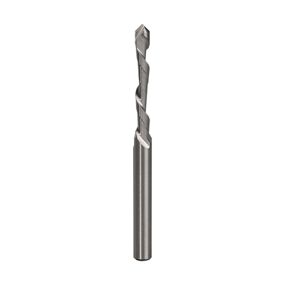 1/4 Inch Shank HSS Router Bit 1 Flute Drywall Drill Bit 64 Deg HRC
