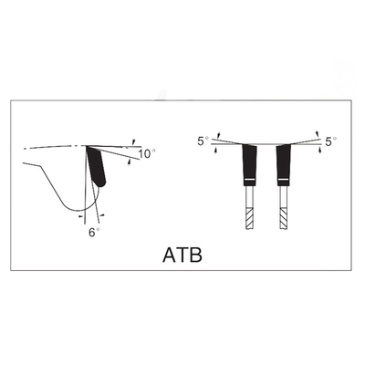Dry Cut TCT Circular Saw Blades 355mm Metal Cutting Blade ATB