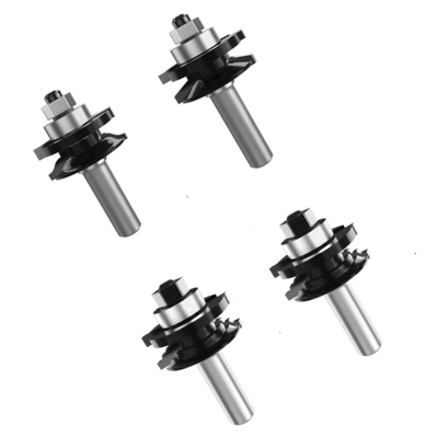 25 Degree Reversible Rail And Stile Router Bits Cutting Diameter 41.3mm
