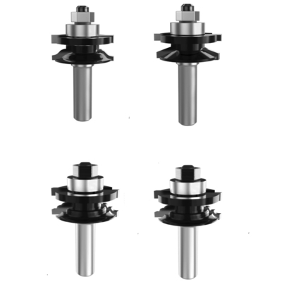 25 Degree Reversible Rail And Stile Router Bits Cutting Diameter 41.3mm