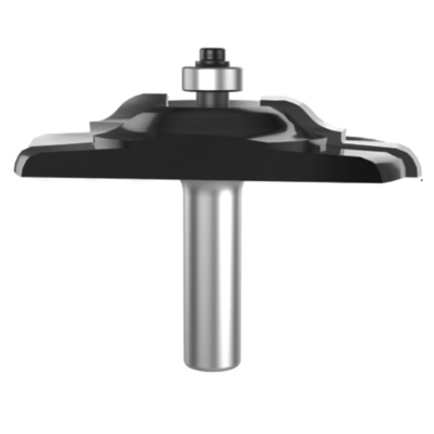 Bevel Ogee Raised Panel Router Bits 12mm Or 1/2" Shank Dia Black Color