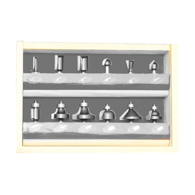 Shank 8mm 12pcs Router Bit Set Professional Woodworker Router Bit Set