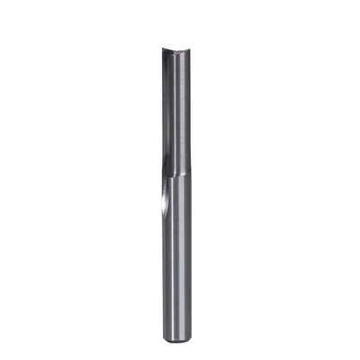 HSS Straight HRC 64 O Flute Router Bits Cutting Soft And Hard Plastic