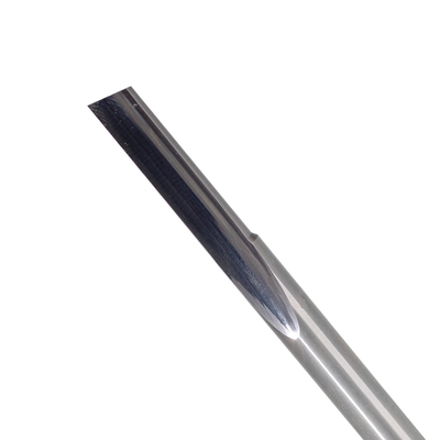 50mm-100mm OVL Plastic Cutting Router Bits Up Cut O Flute End Mill