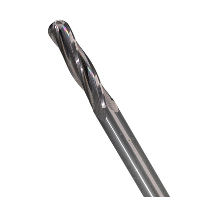 2 4 Flute CNC Carving Bit High Finish CNC Ball Nose Bit Cutting Plastic