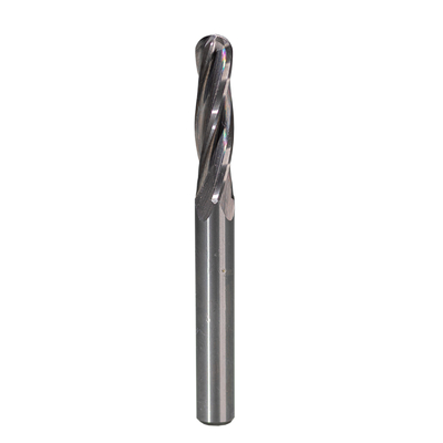 2 4 Flute CNC Carving Bit High Finish CNC Ball Nose Bit Cutting Plastic