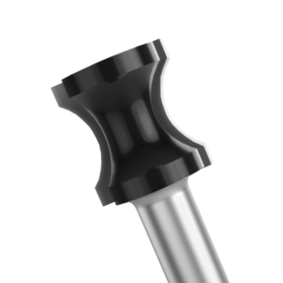 Black Finish Finger Nail Router Bit 12mm Shank For Woodworking Betop Tools