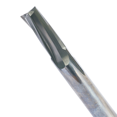 3/8" Cutting Length Solid Carbide Spiral Cutters Low Helix Finisher For Natural Wood