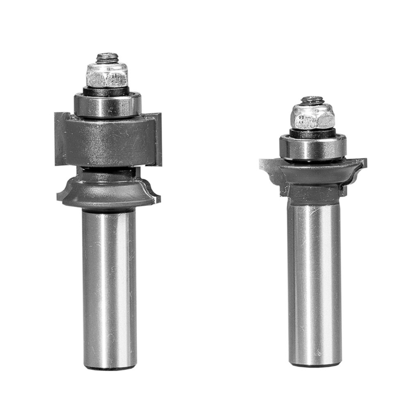 Dia 25.4 Radius 2.4 Joint Router Bit 2PC Mini Ogee Rail And Stile Router Bits